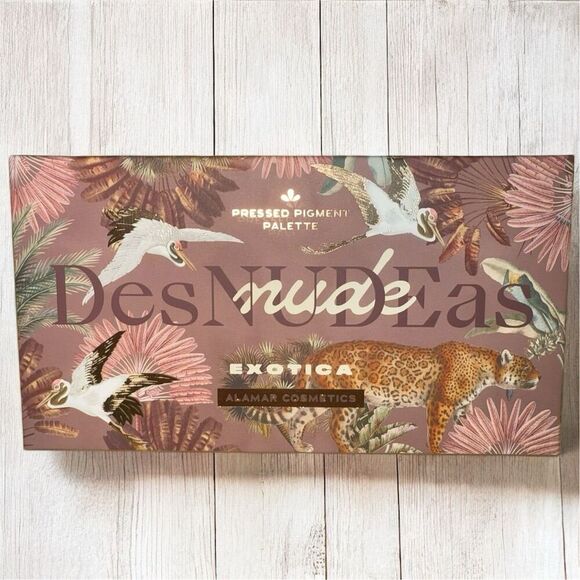 Alamar Cosmetics DesNudeAs Exotica Pressed Pigment Palette Nude Pink 8 Shades - Picture 5 of 8